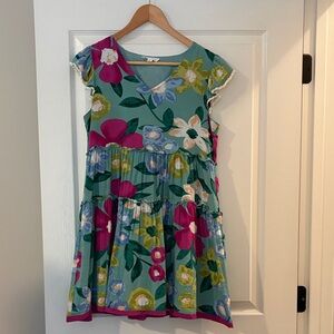THML Dress - Green and Pink Floral